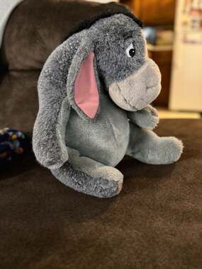 Walt Disney World Large Eeyore Plush Stuffed Animal with Detachable Tail